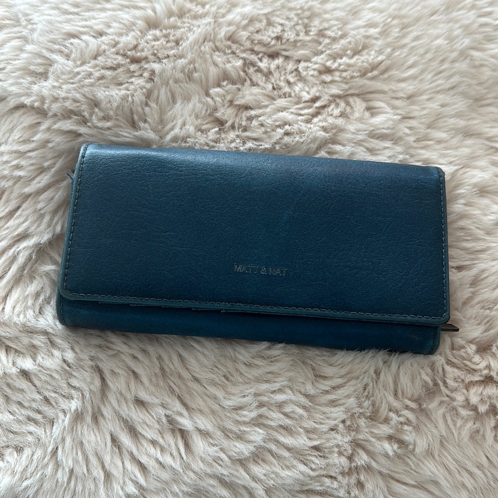 Blue Matt & Nat wallet